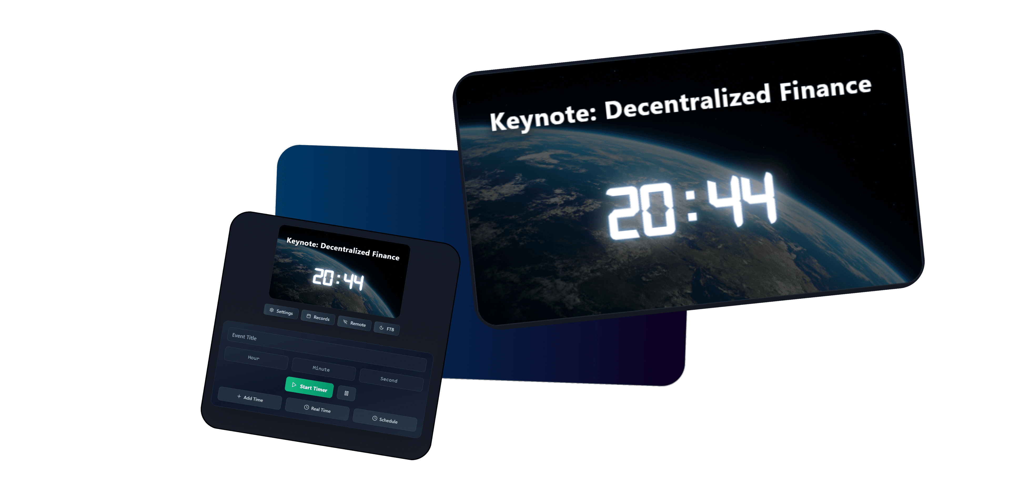 Dytor Pro Dual Timer System Interface - Professional Stage Timer Controls